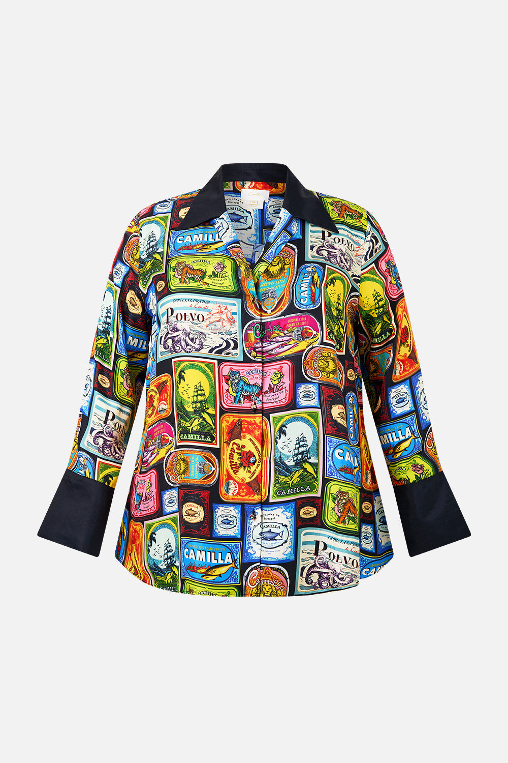 The CAMILLA PYJAMA SHIRT SAL DO MAR