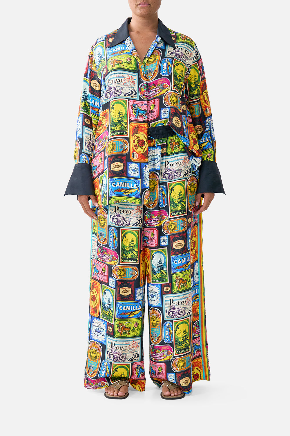 The CAMILLA PYJAMA SHIRT SAL DO MAR