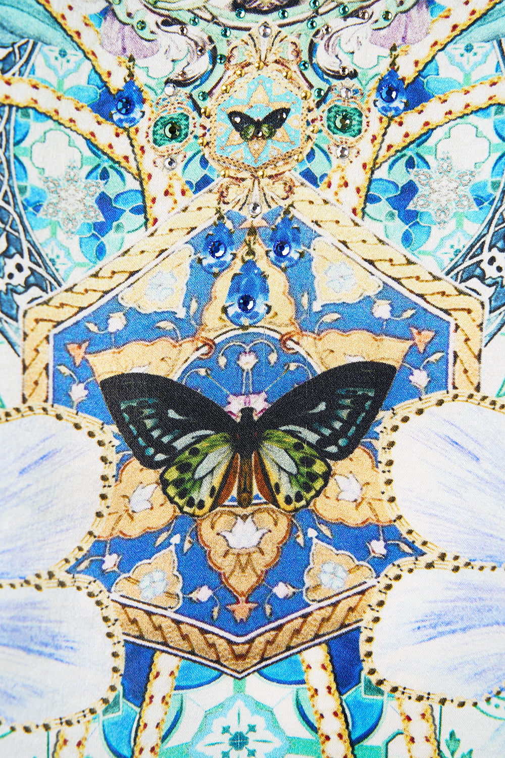 V-NECK BLOUSON SLEEVE BLOUSE SUNRISE IN SINTRA