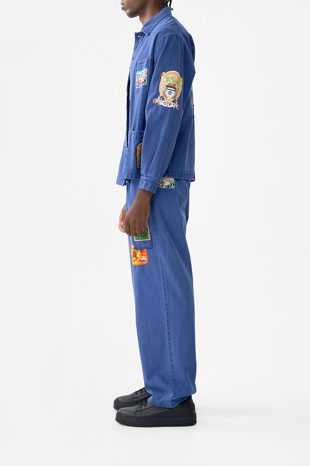 The CAMILLA STRAIGHT LEG PLEATED CHINO SONG OF SAINT ANTHONY