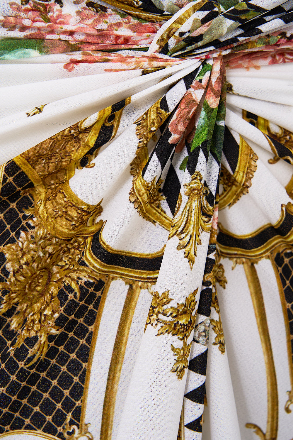 TWIST FRONT LONG SARONG ROCOCO GLOW