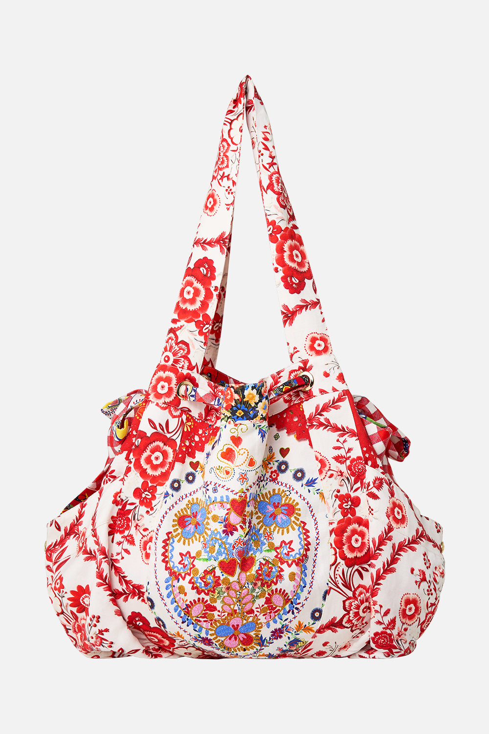 DRAWSTRING BEACH BAG FAITH, LUCK & JUSTICE