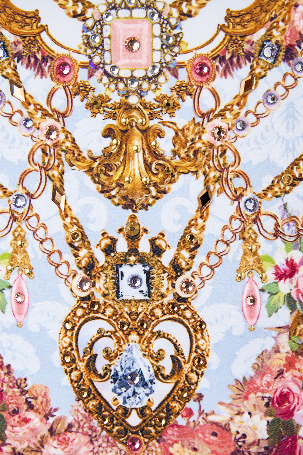 The Throne Games Strapless Eyelet Tie One Piece | CAMILLA AU – CAMILLA