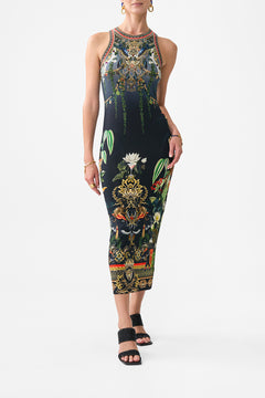 JERSEY TANK DRESS READY FOR MY WELCOME DRINK