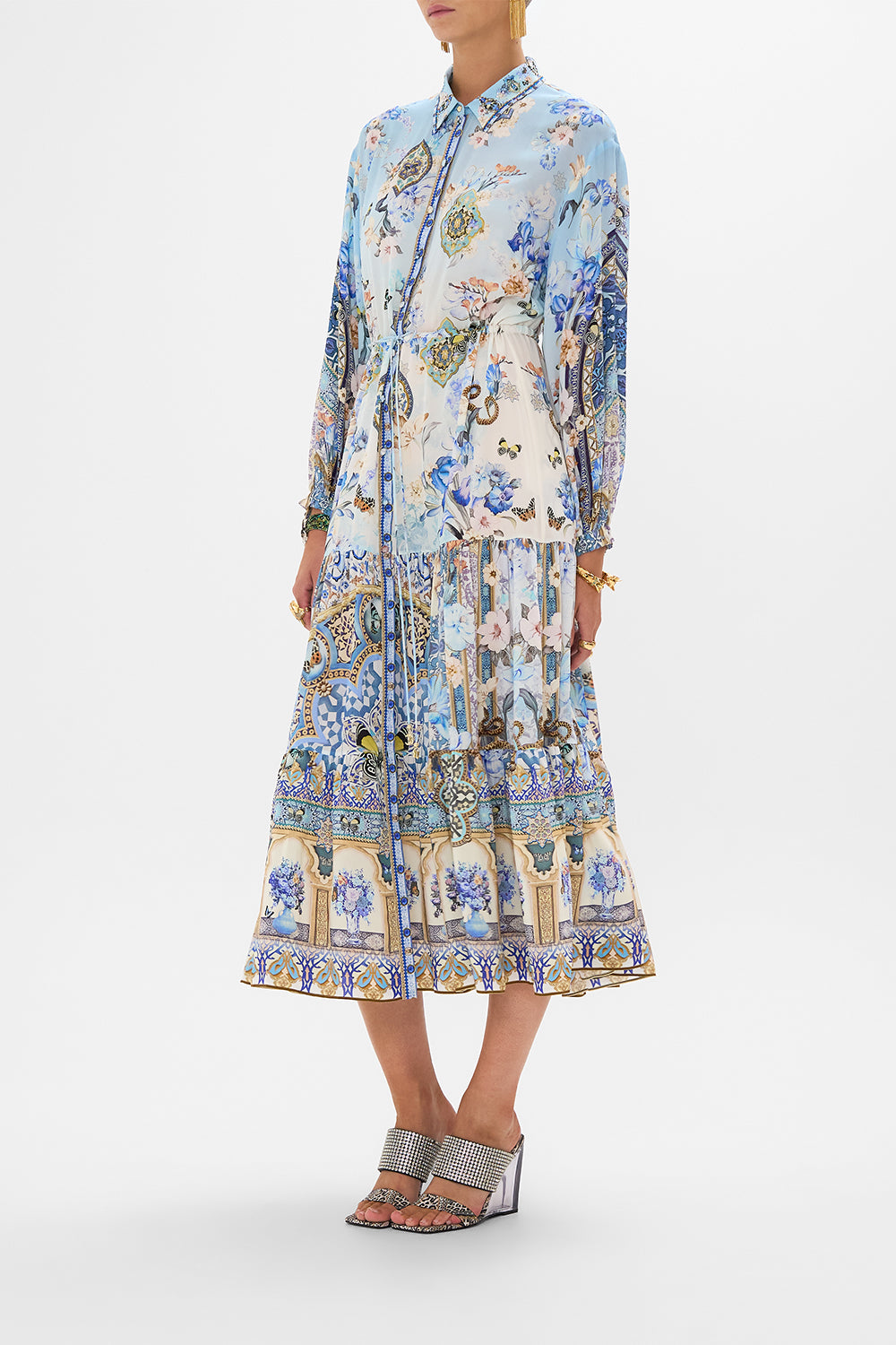 TIERED LONG SHIRT DRESS AL MANIAL PALACE MEMOIRS