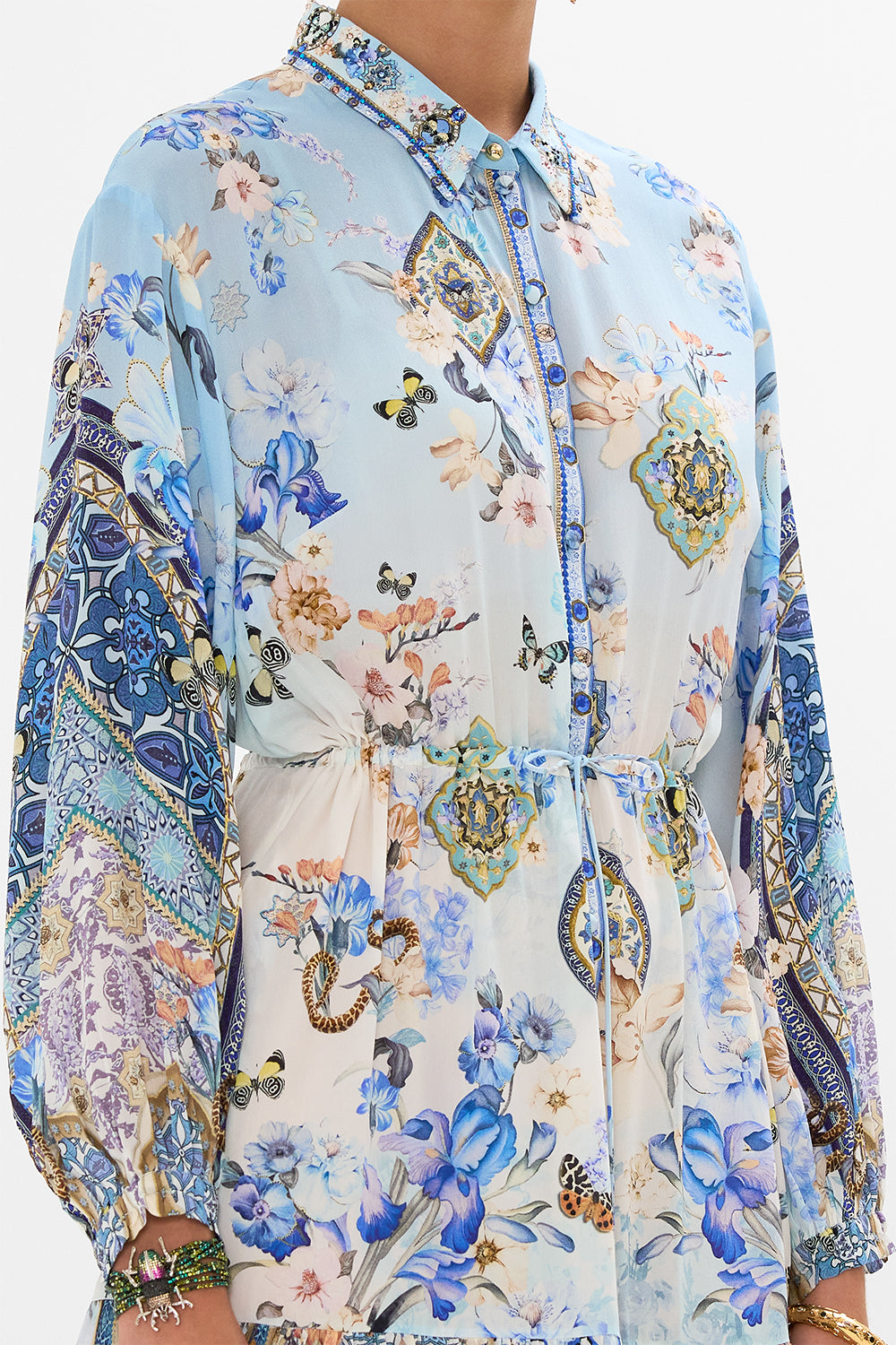 TIERED LONG SHIRT DRESS AL MANIAL PALACE MEMOIRS