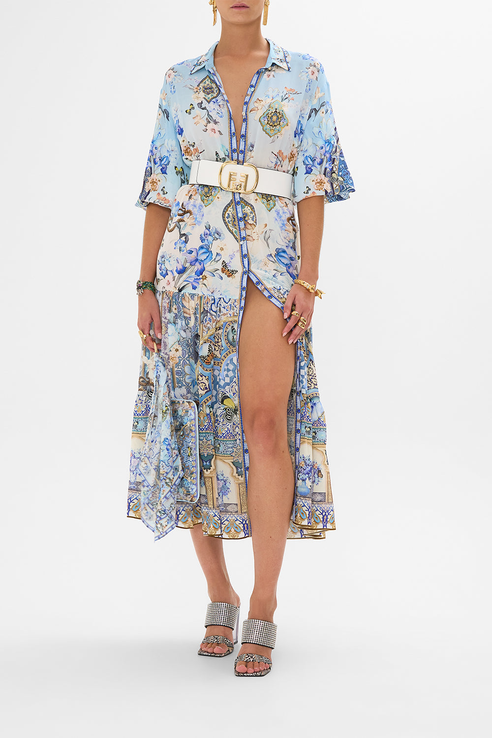 TIERED LONG SHIRT DRESS AL MANIAL PALACE MEMOIRS