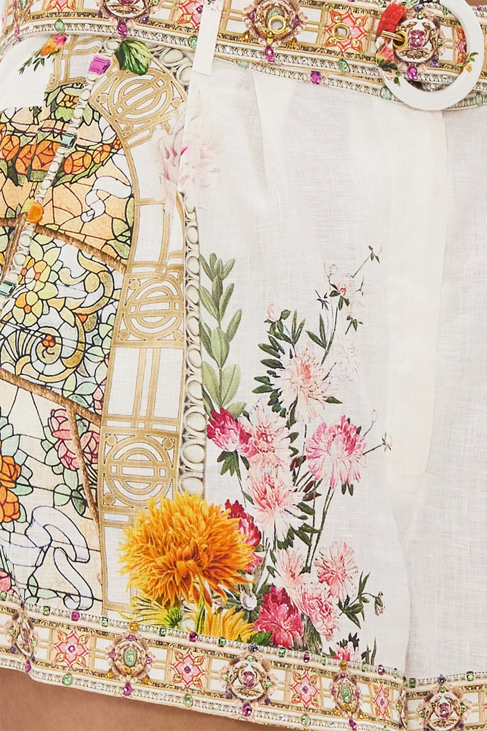 TUCK FRONT SHORT EGYPTIAN ROSE