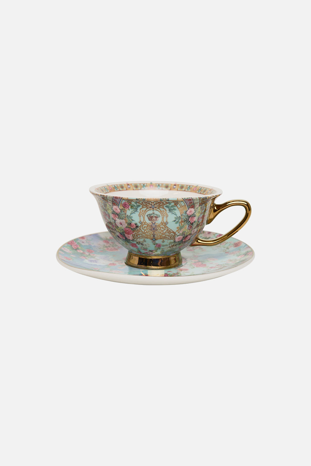 CAMILLA Tea Cup And Saucer Set in The Jewellery Museum print