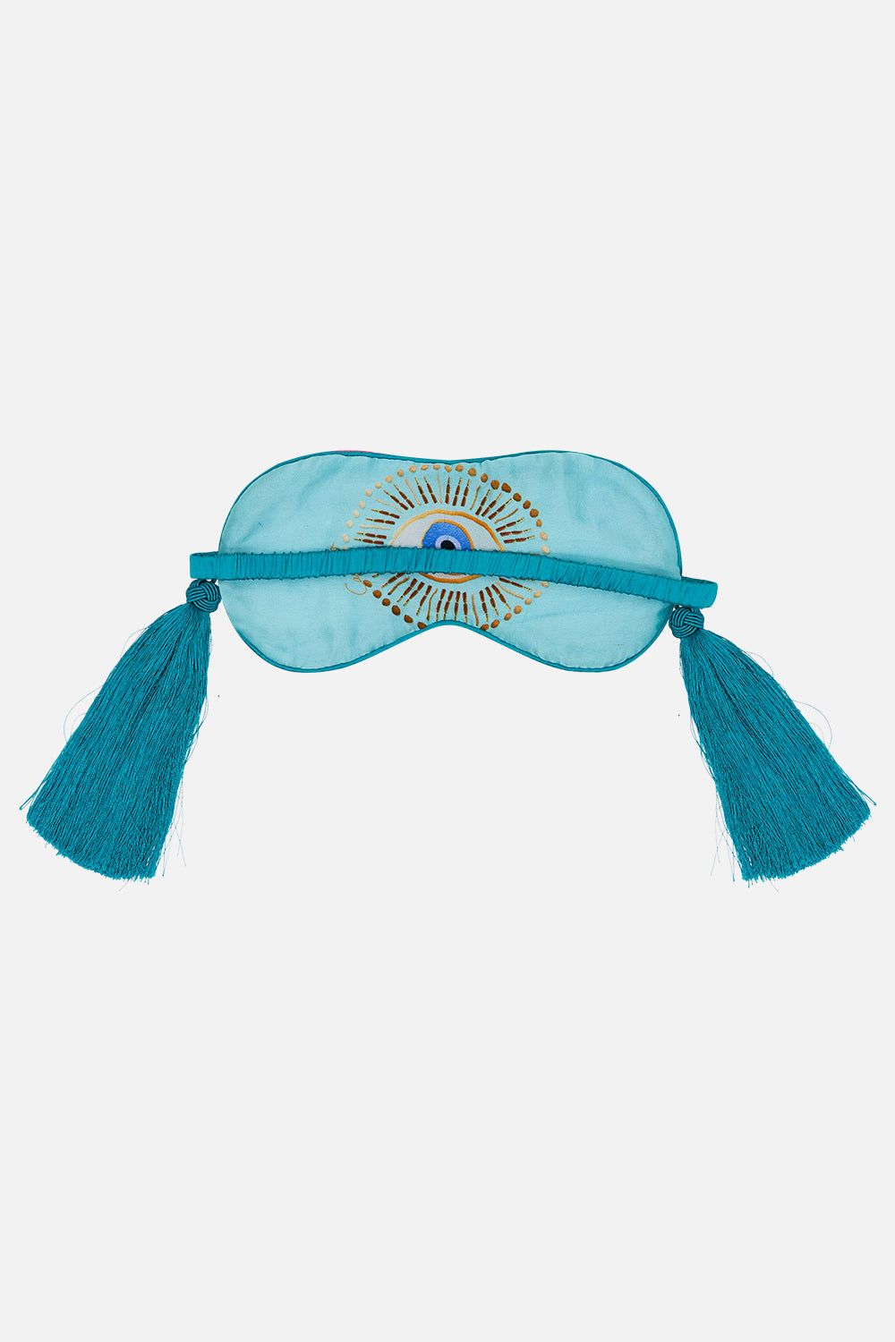 EYE MASK WITH TASSELS AND PILLOW CASE RAINBOW ROADS