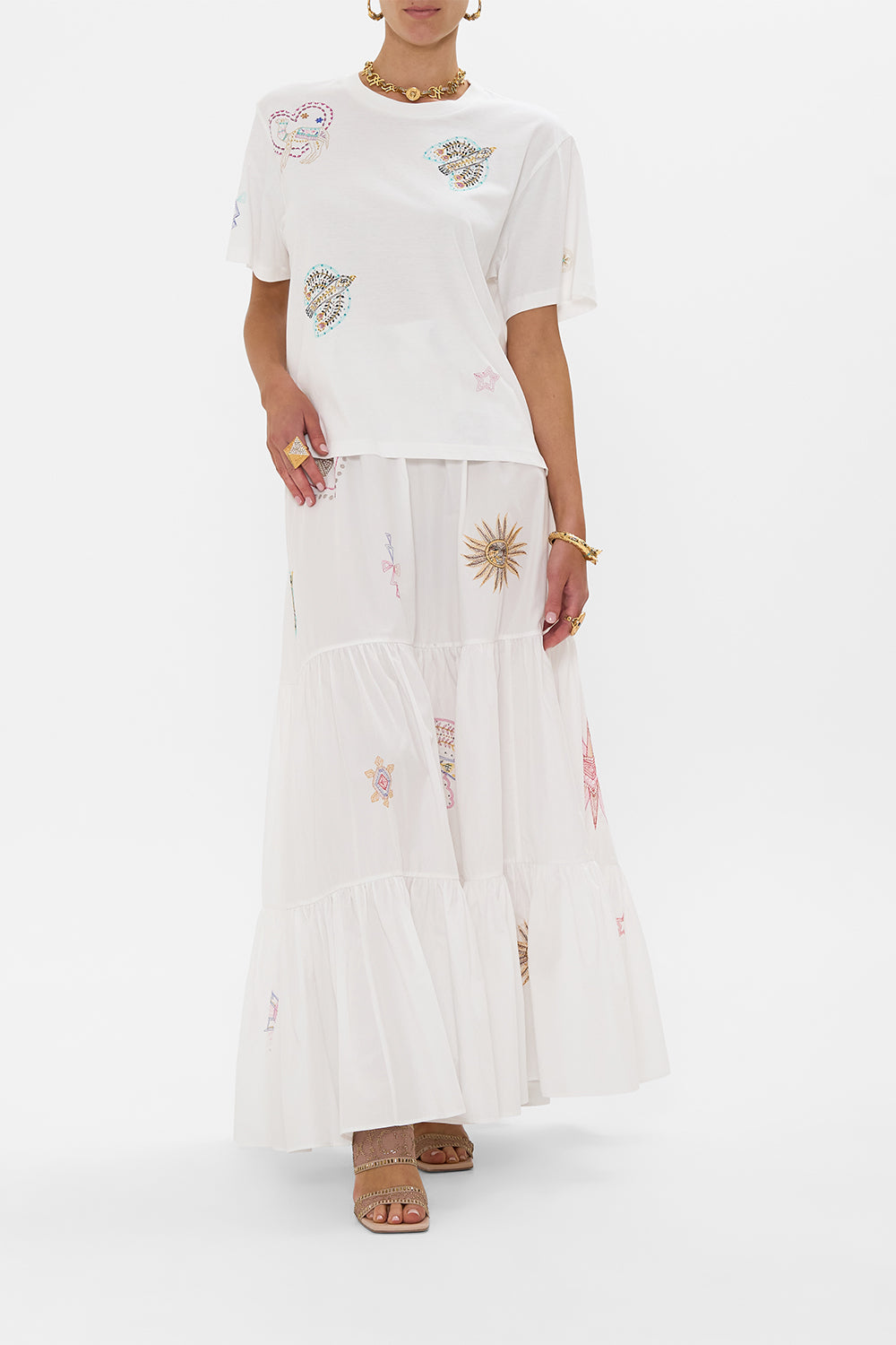 CAMILLA Classic Tee in Living In Colour print