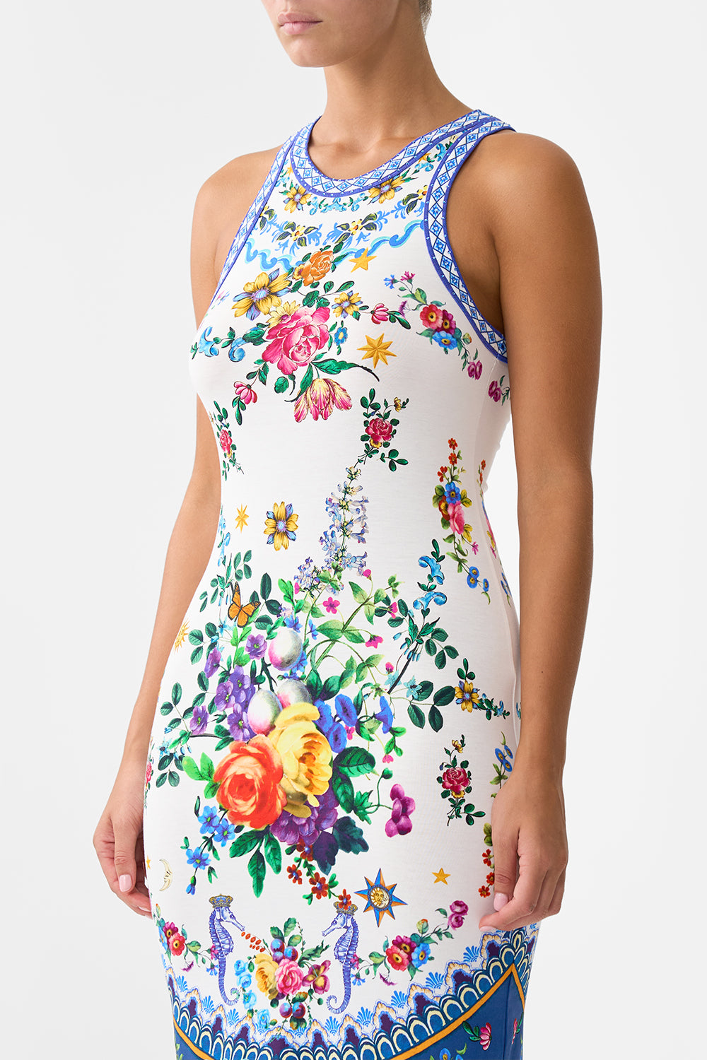 The Tiles Darls Jersey Tank Dress | CAMILLA AU – CAMILLA
