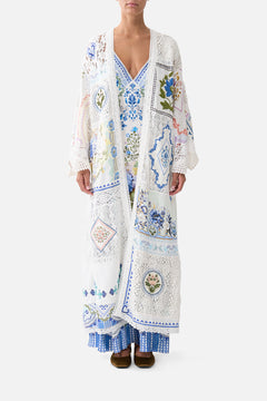 FLARE SLEEVE LONG ROBE MY HOMESPUN HEART