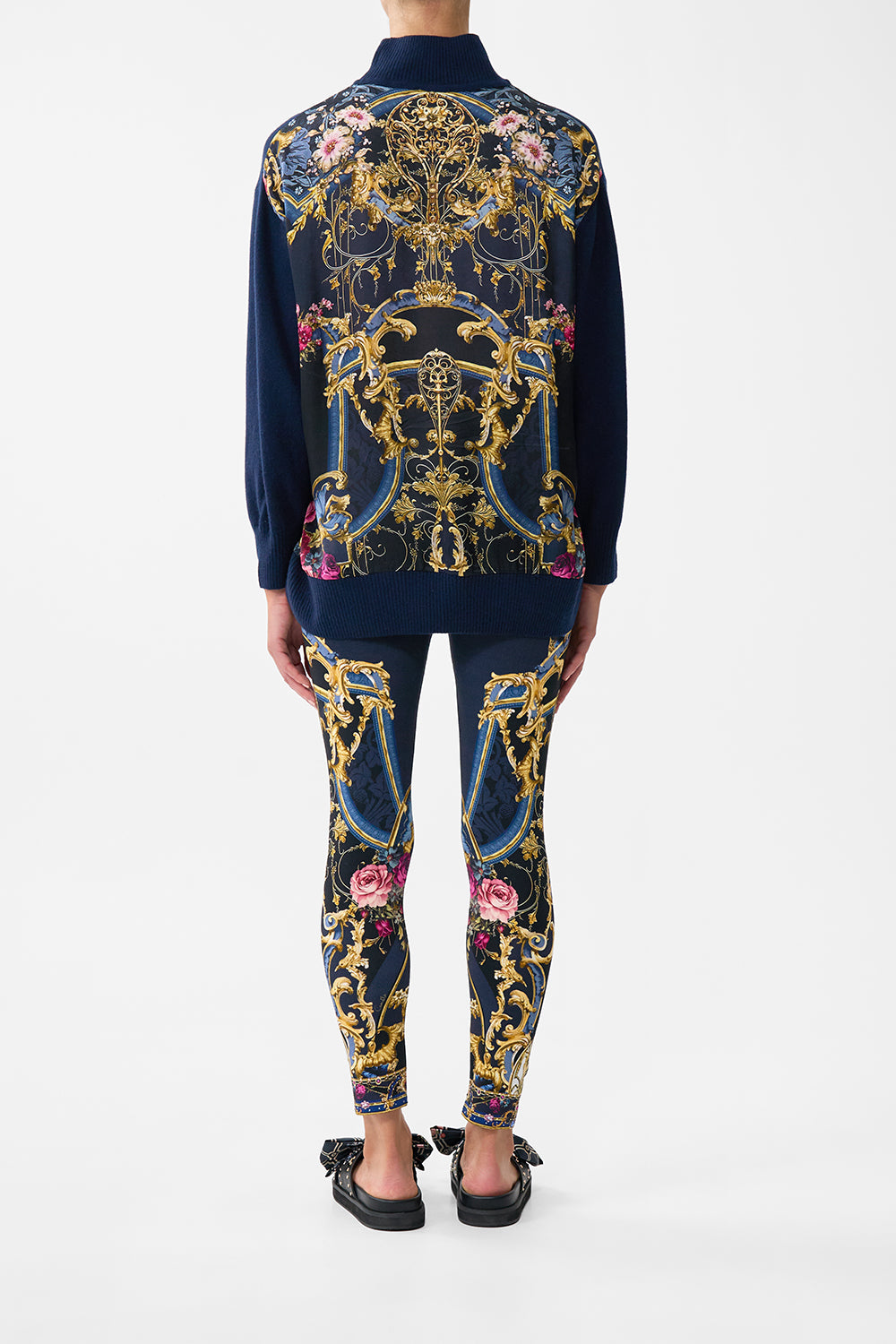 The CAMILLA Leggings in our Ornate On A Plate print.