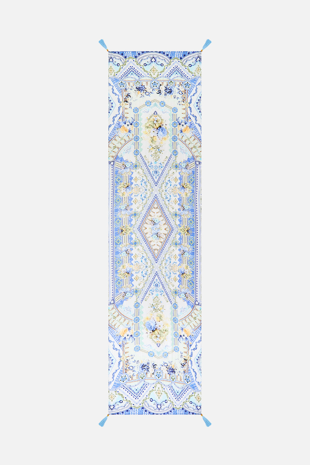LONG SILK CRINKLE CHIFFON SCARF MY HOMESPUN HEART