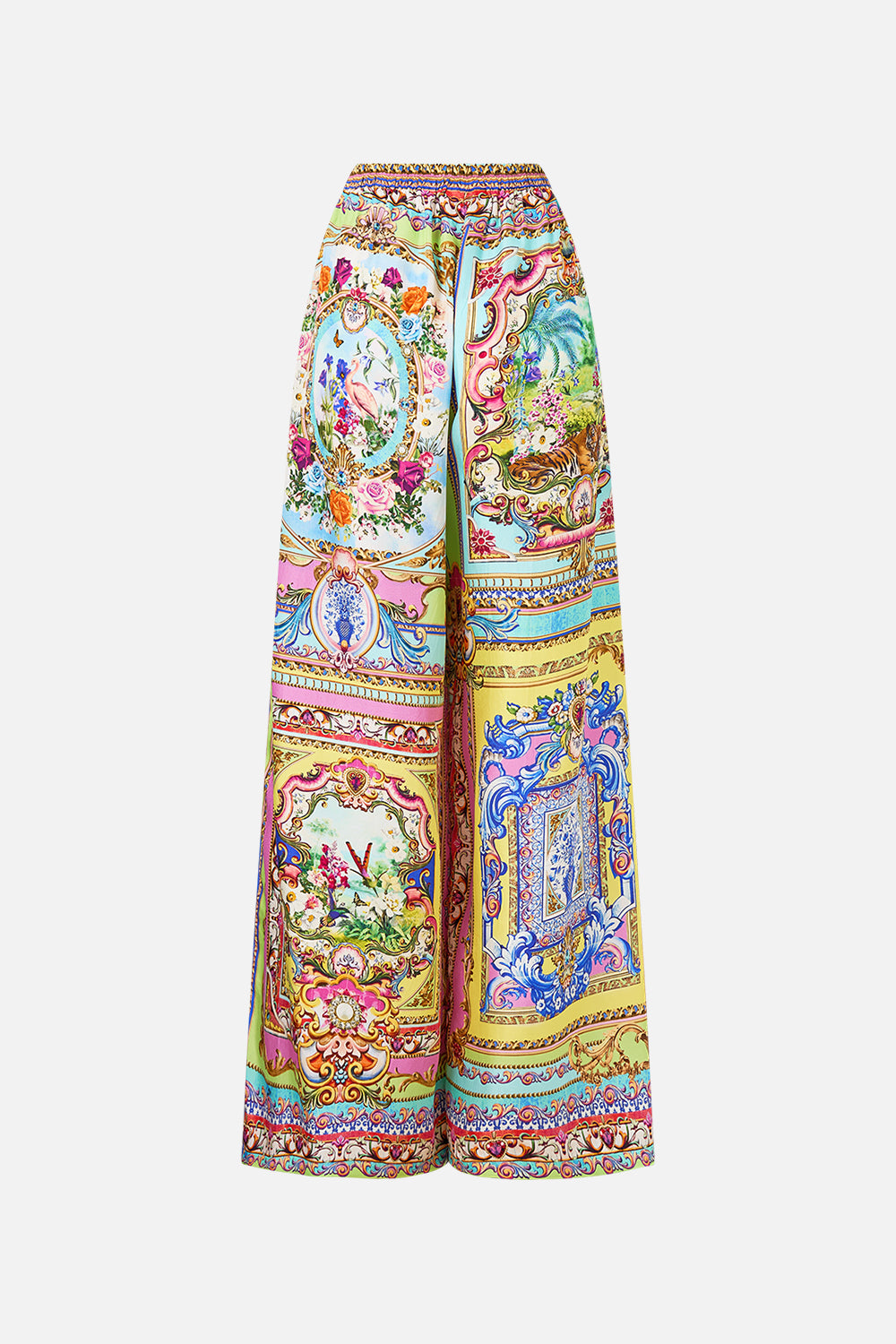The Spirit Of Santa Maria Wide Leg Trouser With Front Pockets