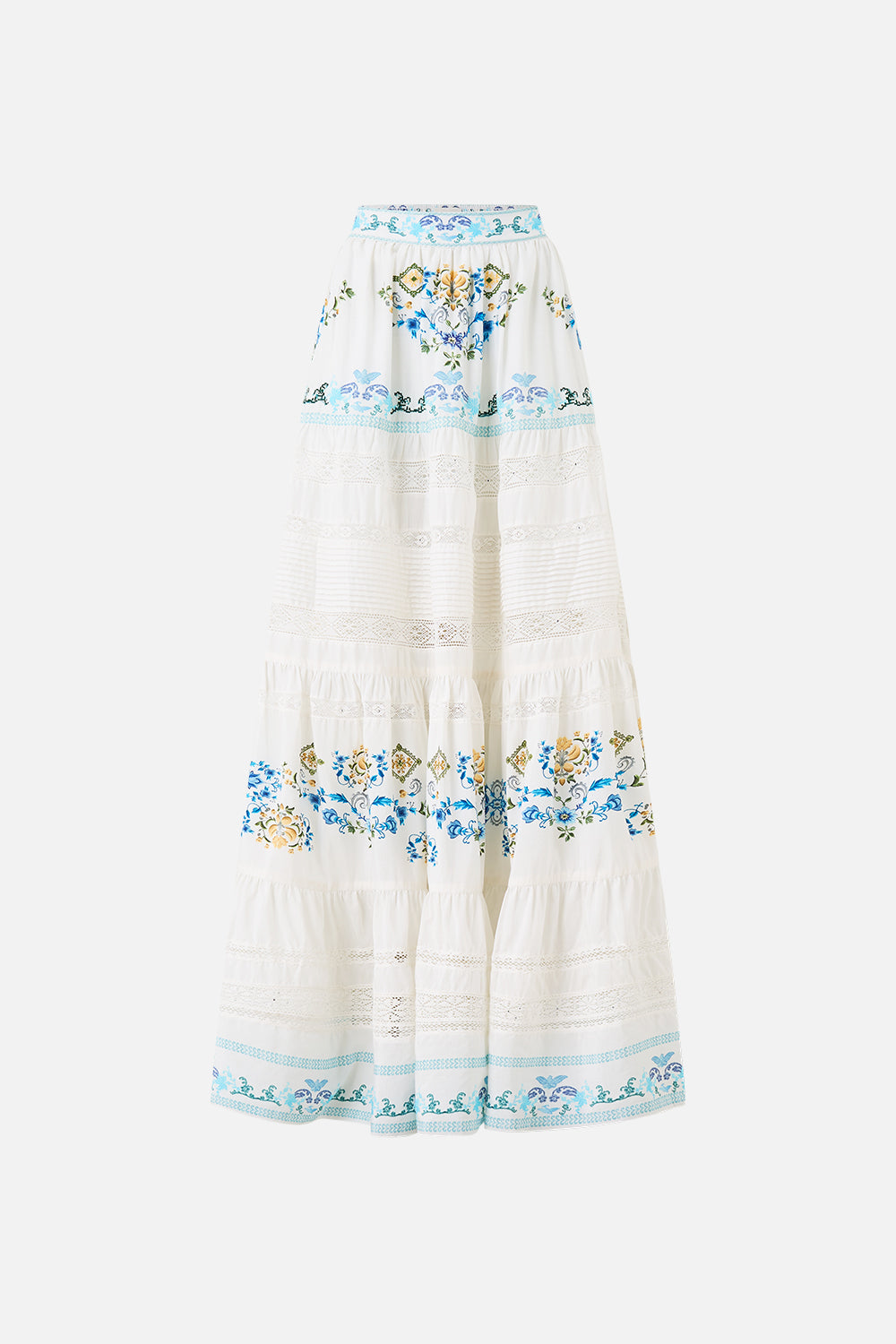 The CAMILLA TIERED MAXI SKIRT MY HOMESPUN HEART