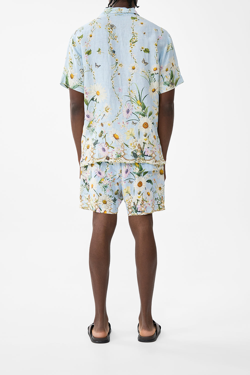 The CAMILLA Short Sleeve Cabana Shirt in our Floral Freefall print.