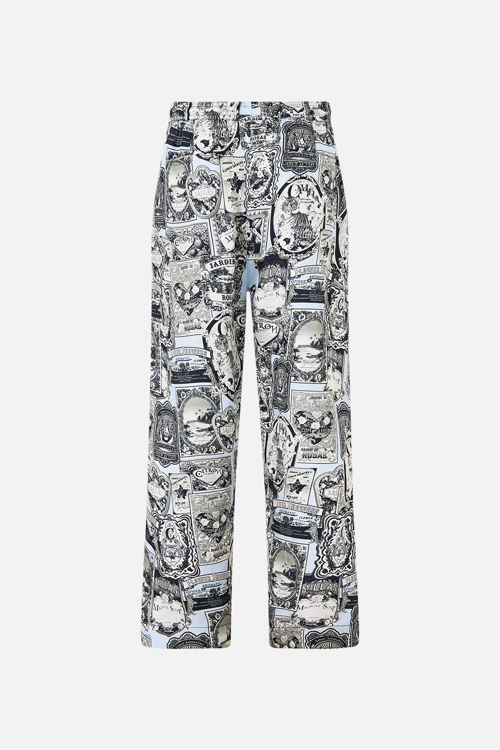 The CAMILLA Lounge Pant With Elastic Waist in our Flower Showers print.
