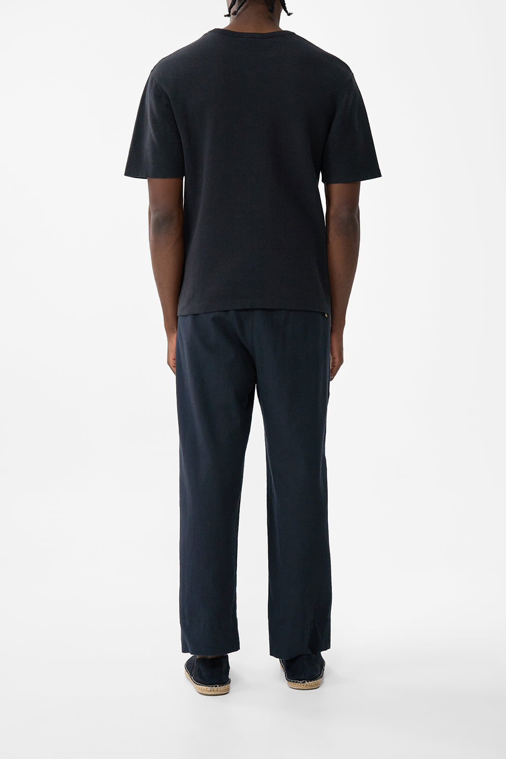 The CAMILLA Relaxed Fit Jacquard Knit Crew Neck Tee in our Rinse & Roar print.