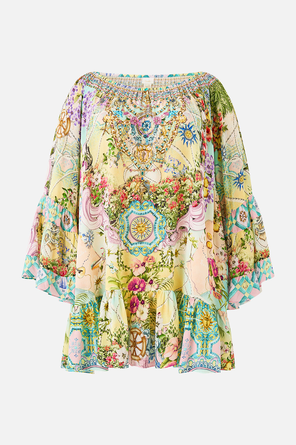 A LINE FRILL DRESS JUST COASTING