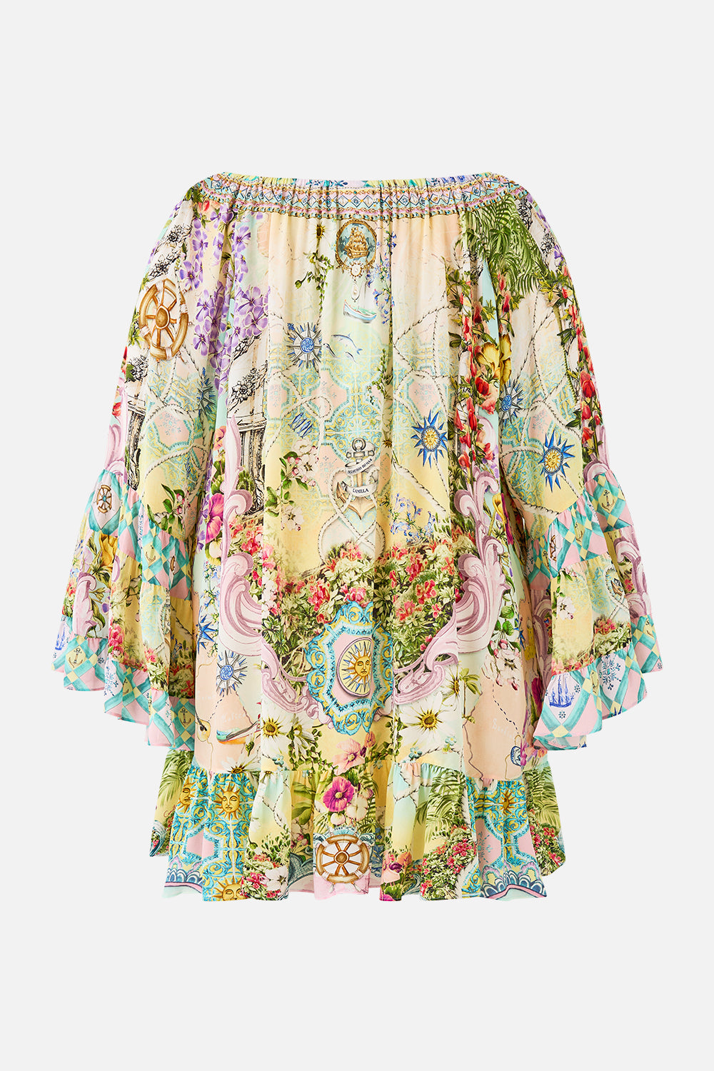 A LINE FRILL DRESS JUST COASTING