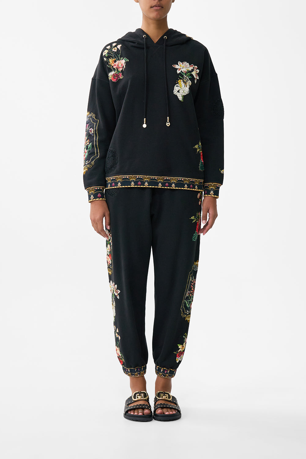 The CAMILLA Hoodie With Pockets in our Noble Endeavours print.