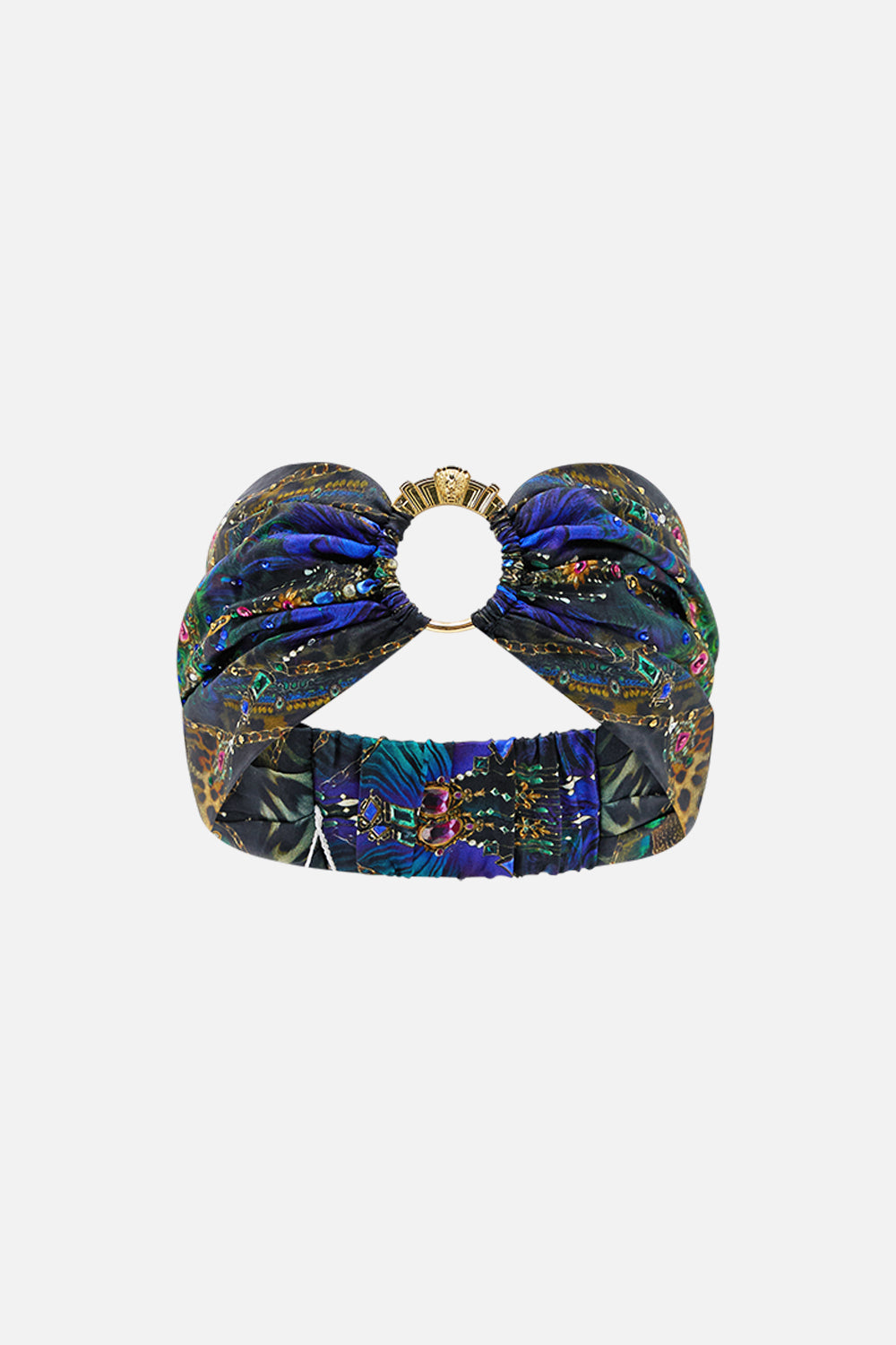 The CAMILLA Ring Headband in our Dominican Decadence print.