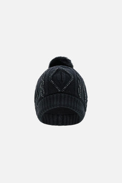The CAMILLA Embellished Beanie in our Solid Black print.
