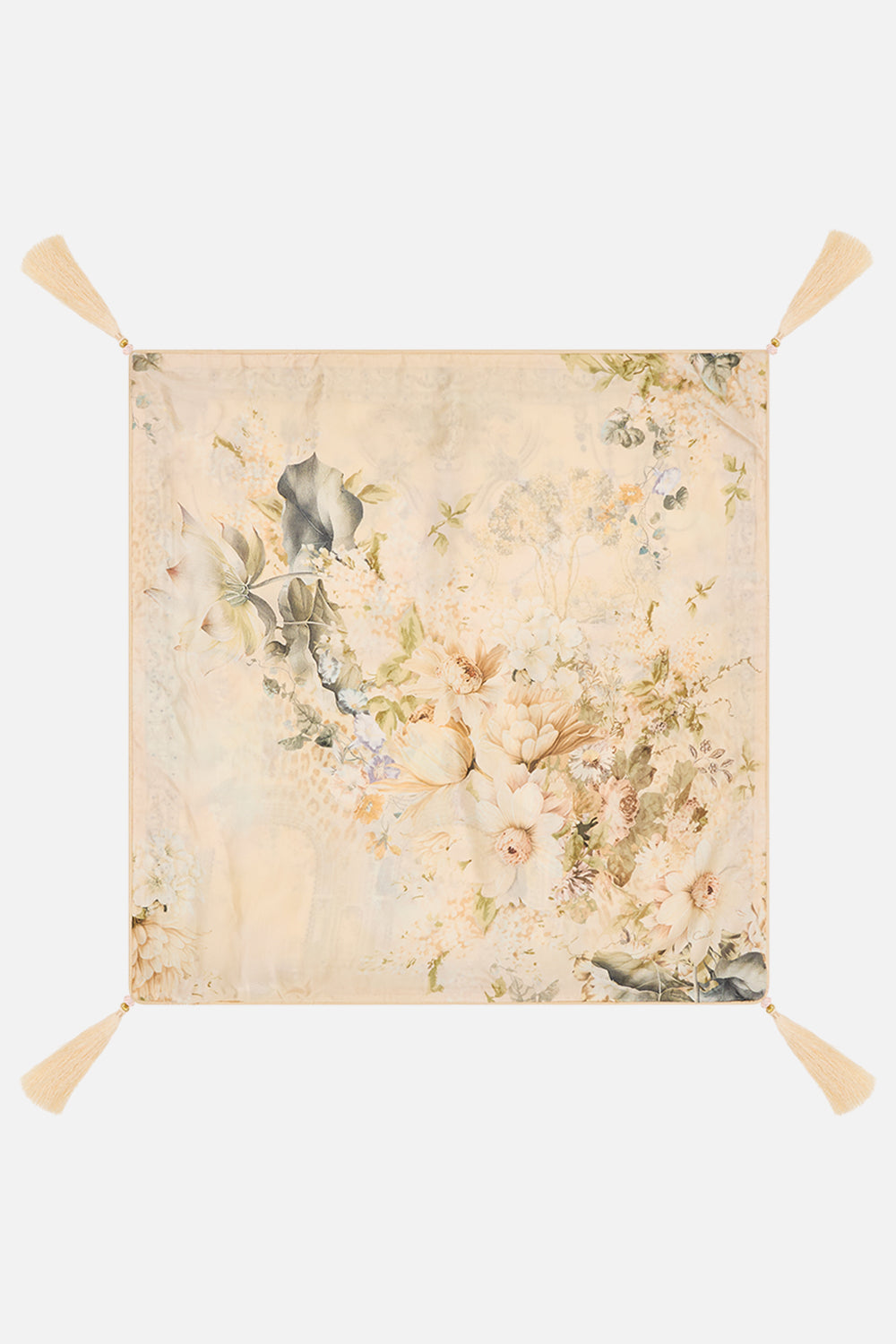 VILLA CAMILLA XXC large square cushion in Adorned in Antiquity print. 