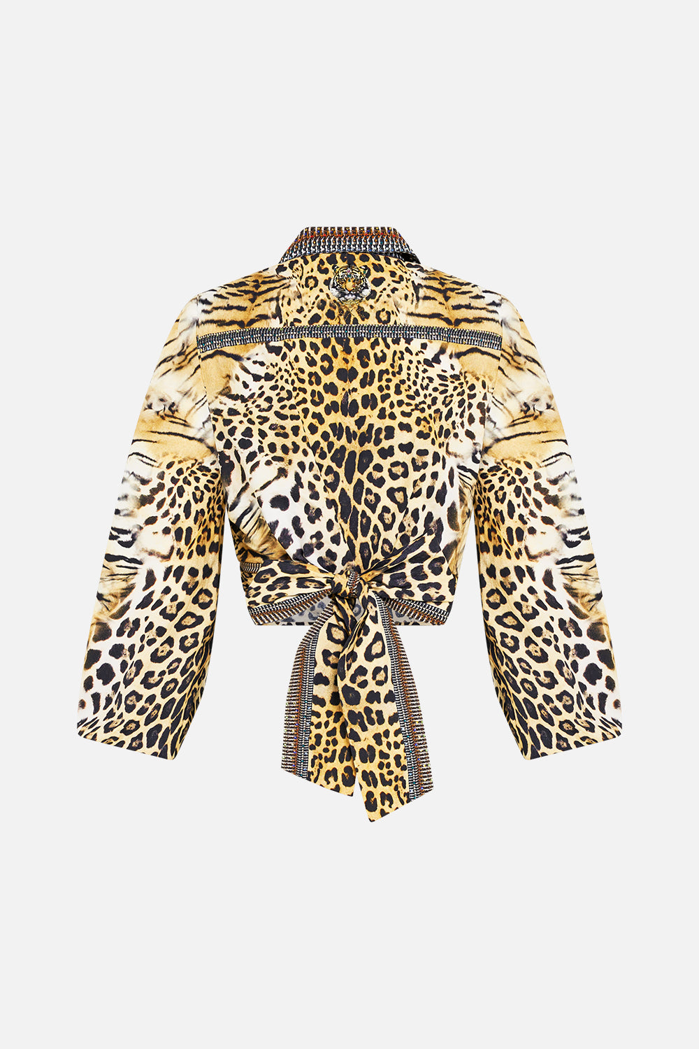CROPPED WRAP SHIRT JAGUAR