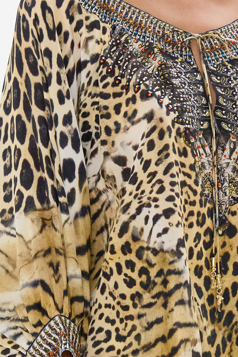 RAGLAN SLEEVE BLOUSE WITH CUFF JAGUAR