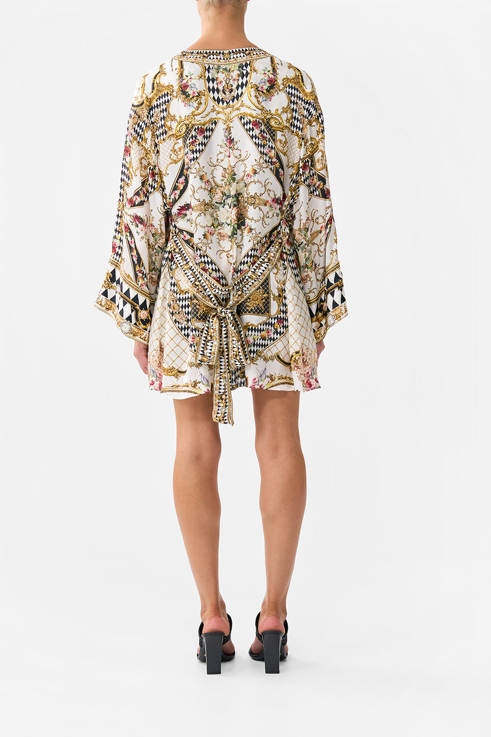 SHORT KIMONO WRAP ROCOCO GLOW