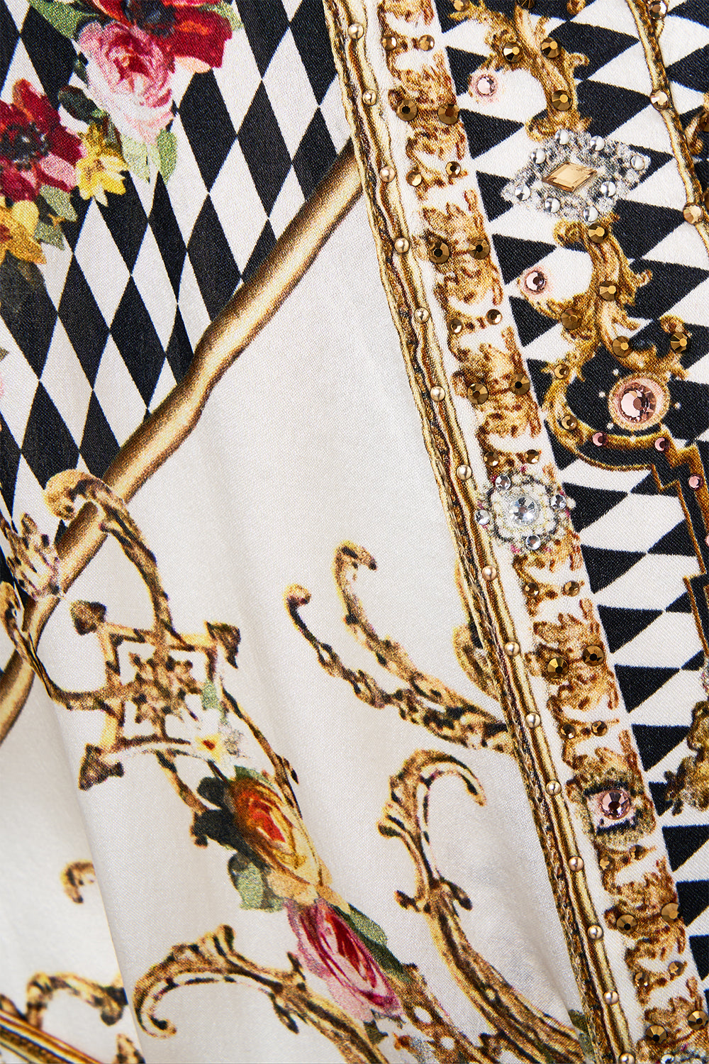 SHORT KIMONO WRAP ROCOCO GLOW