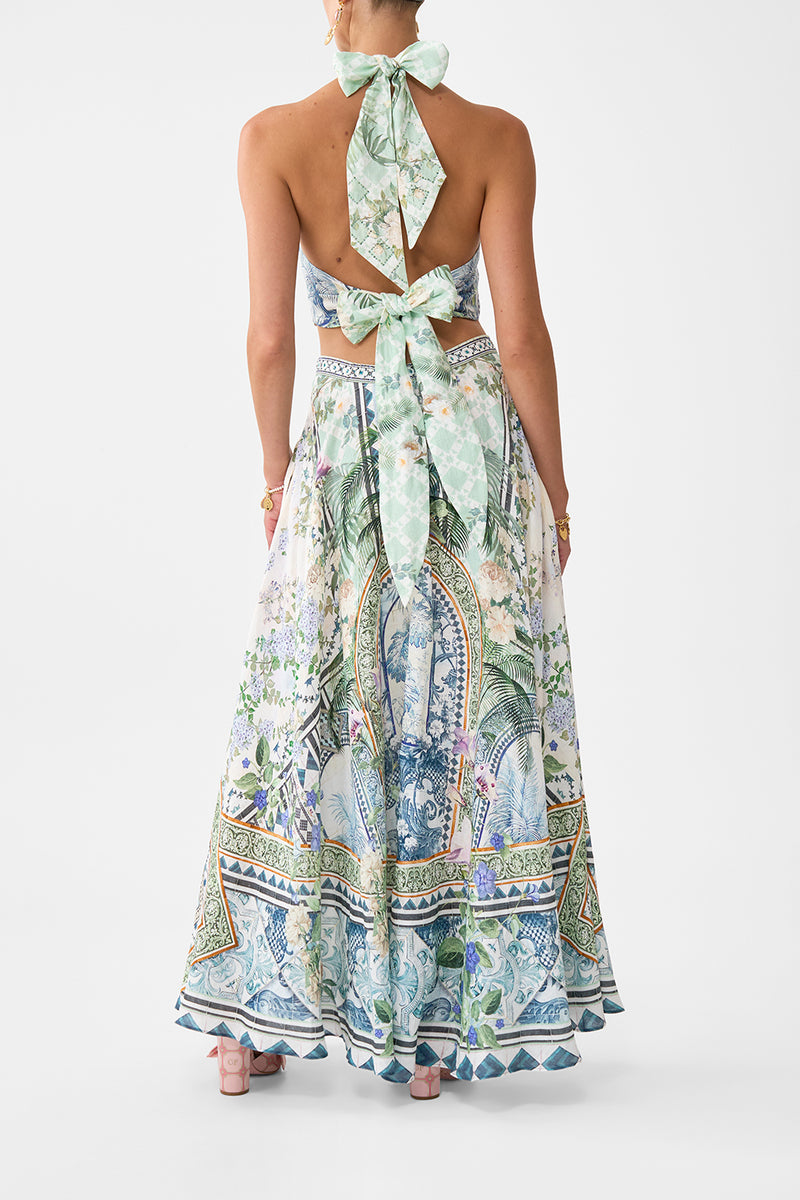 MAXI CIRCLE SKIRT GARDENS OF QUELUZ