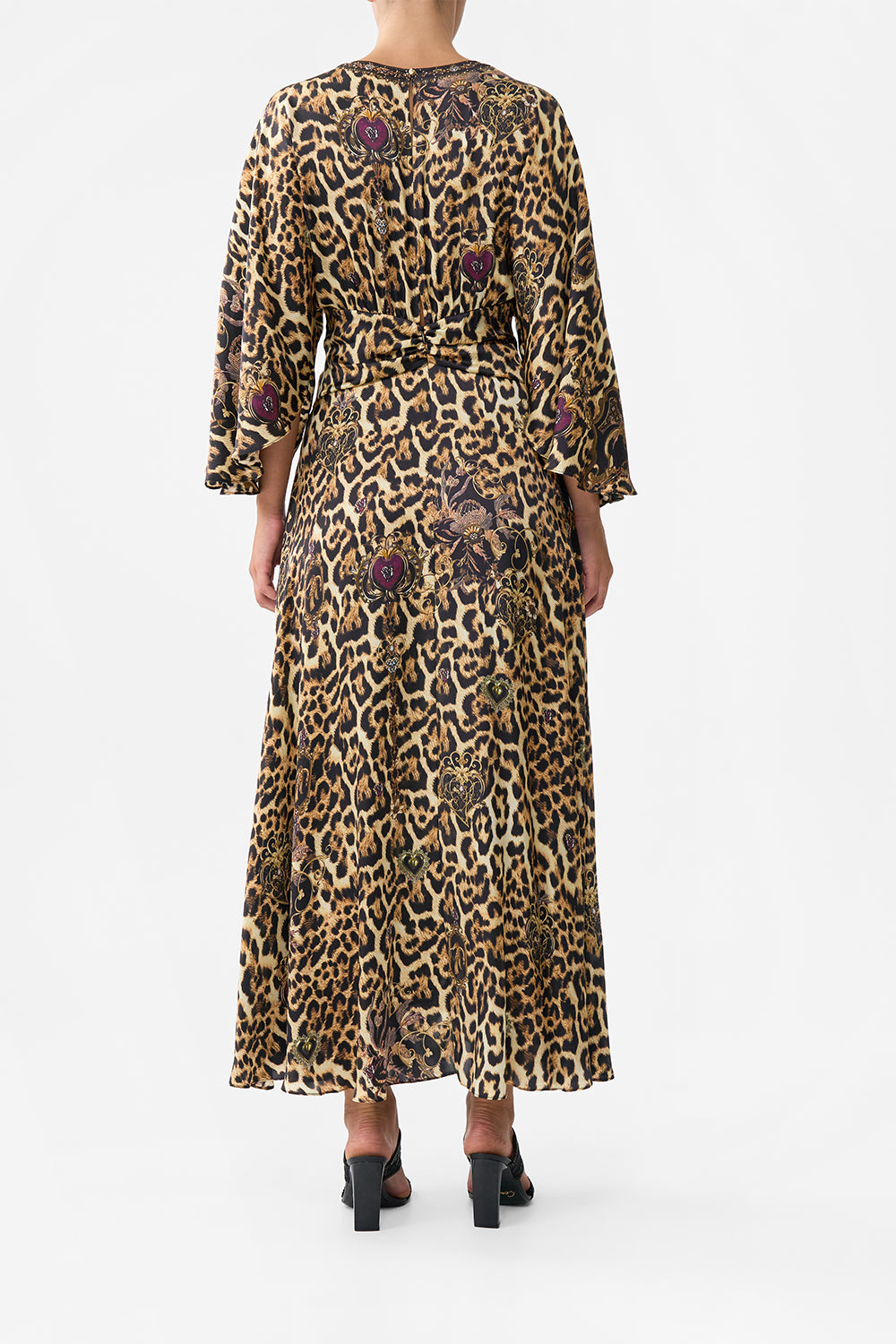 The CAMILLA PETAL SLEEVE LONG DRESS SAINTS AND SISTERS