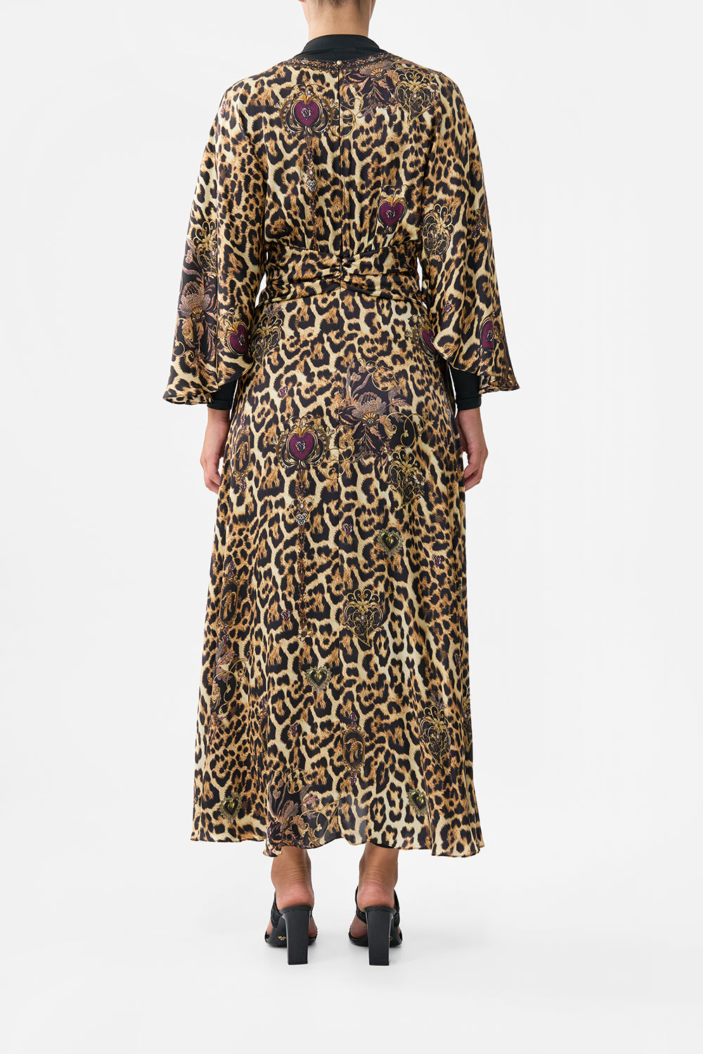 The CAMILLA PETAL SLEEVE LONG DRESS SAINTS AND SISTERS