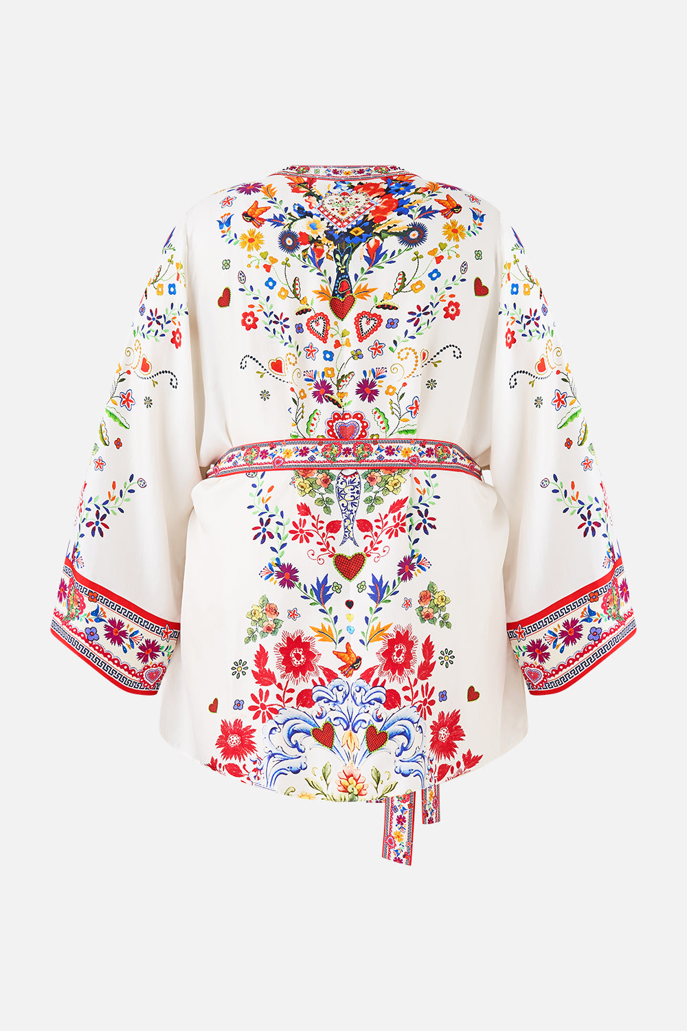 SHORT KIMONO WRAP FAITH, LUCK & JUSTICE