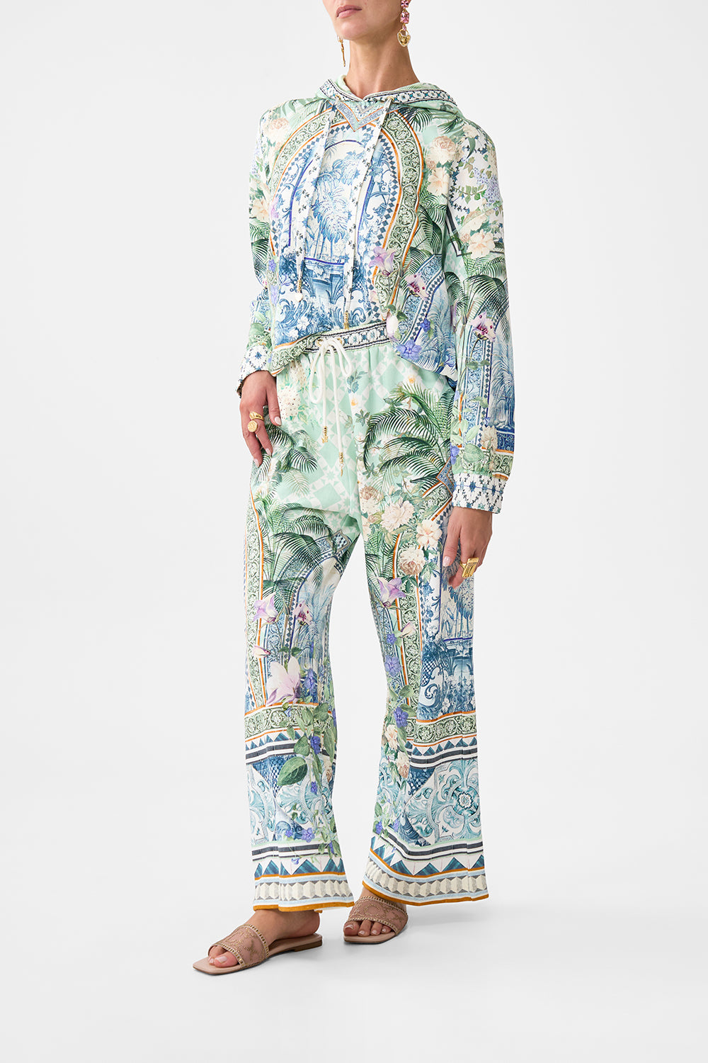 STRAIGHT LEG TRACK PANT JARDIM PARTY