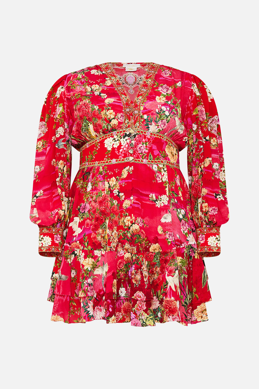 BUTTON FRONT FRILL DRESS SWEET HOME ALEXANDRIA