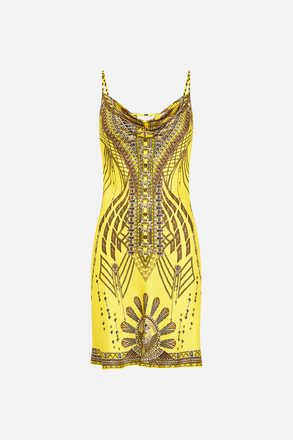 CAMILLA Short Bias Slip Shrine of Sunshine