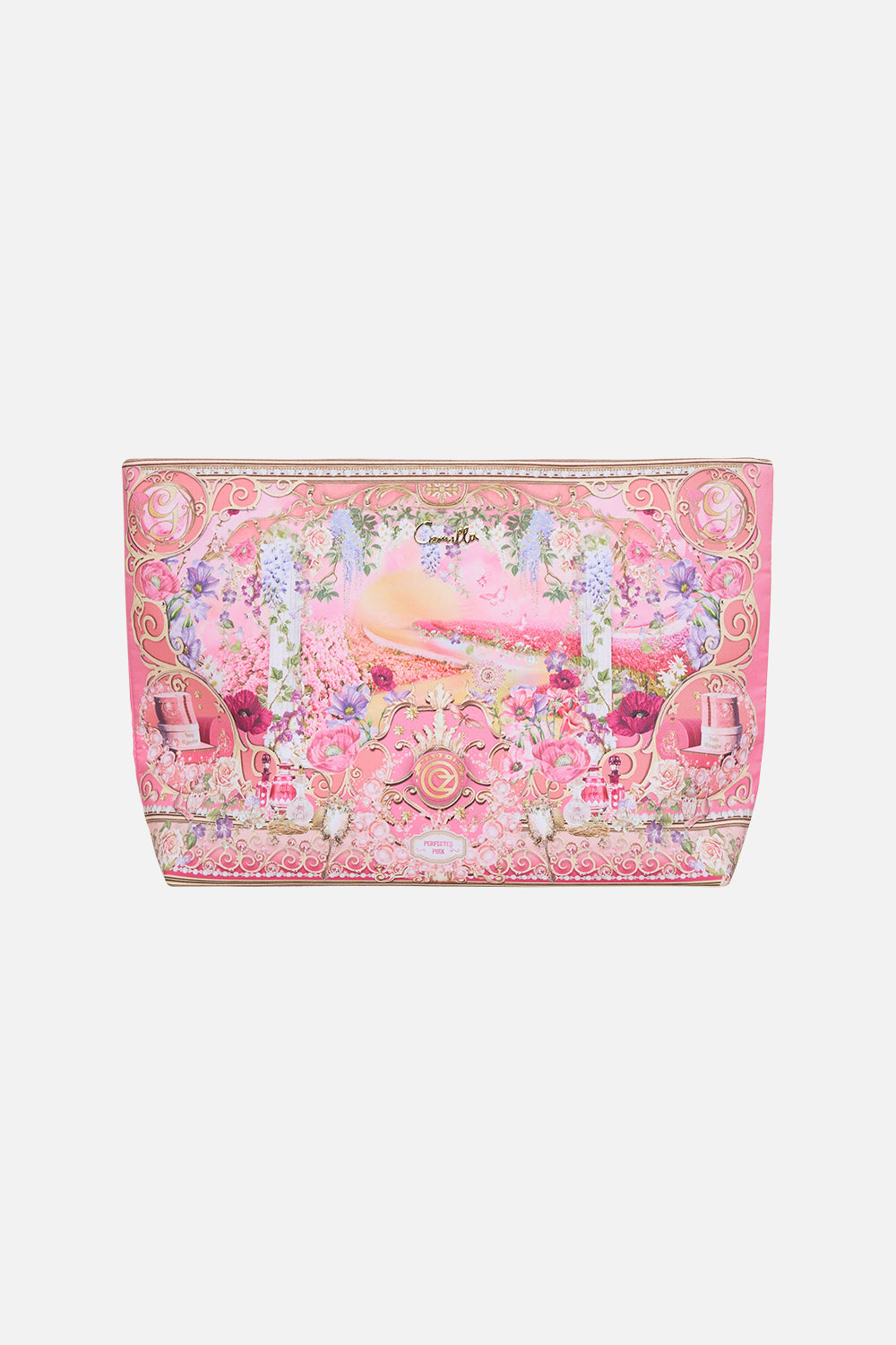 CAMILLA Large Makeup Clutch in Totally Ozmopolitan Print.