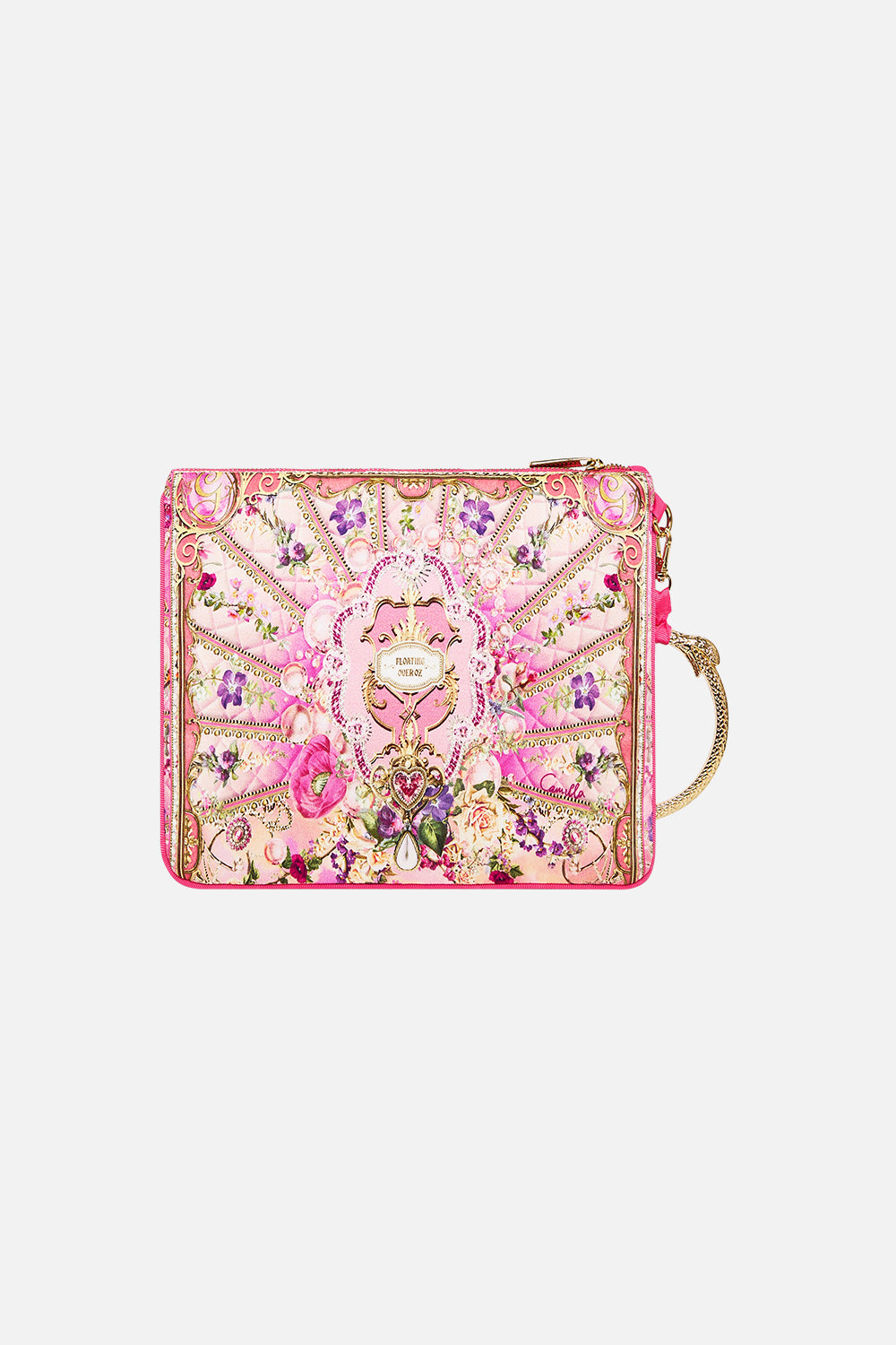 CAMILLA Ring Scarf Clutch in Totally Ozmopolitan Print.