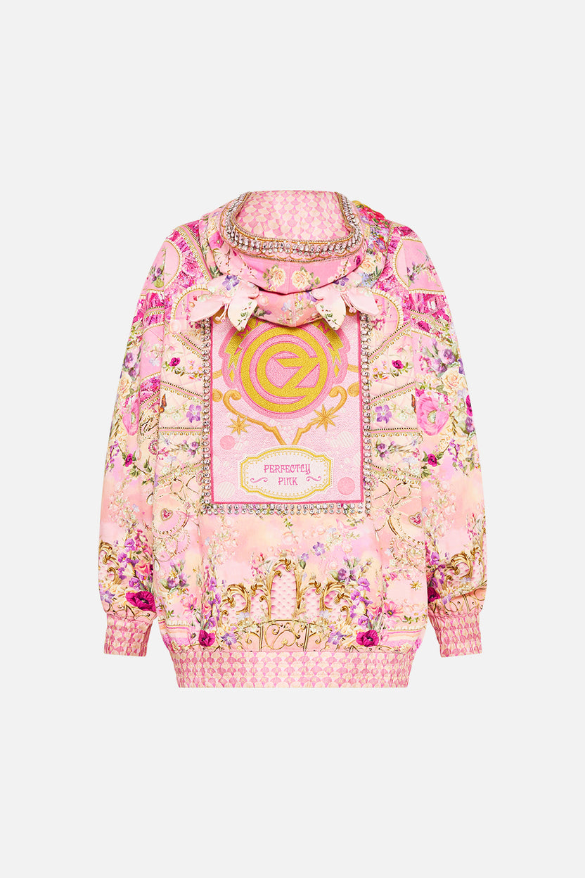 SILK BAND OVERSIZED HOODIE WITH BUTTERFLIES TALES OF TOPKAPI PALACE