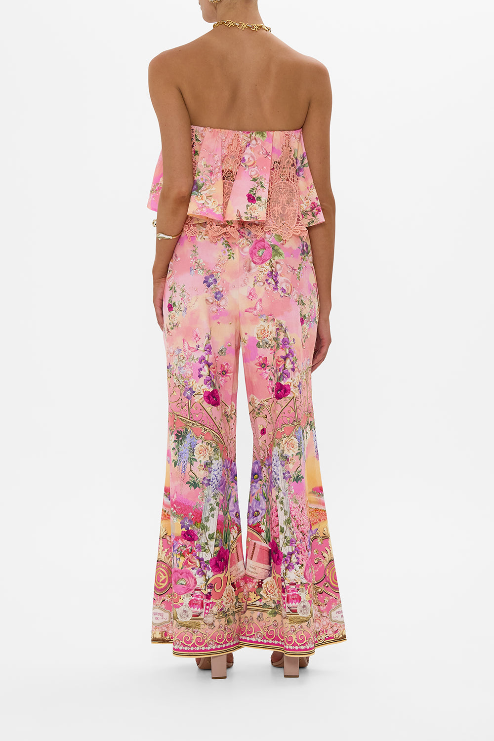 CAMILLA Strapless Jumpsuit With Frill Totally Ozmopolitan