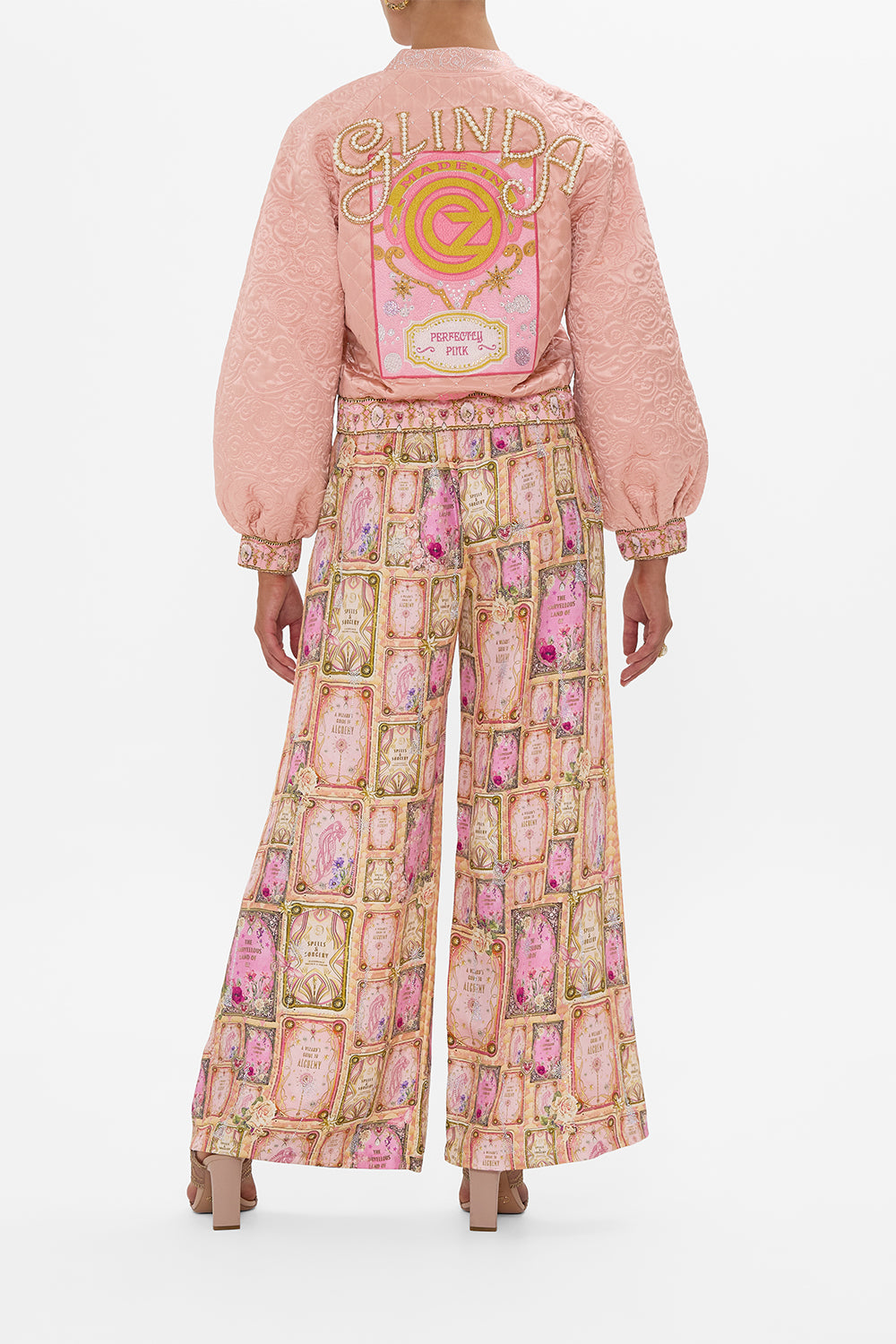 CAMILLA Blouson Sleeve Bomber in Totally Ozmopolitan Print