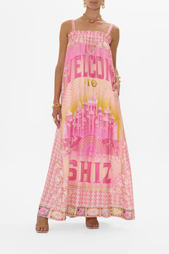 CAMILLA Wide Strap Sundress in Totally Ozmopolitan Print