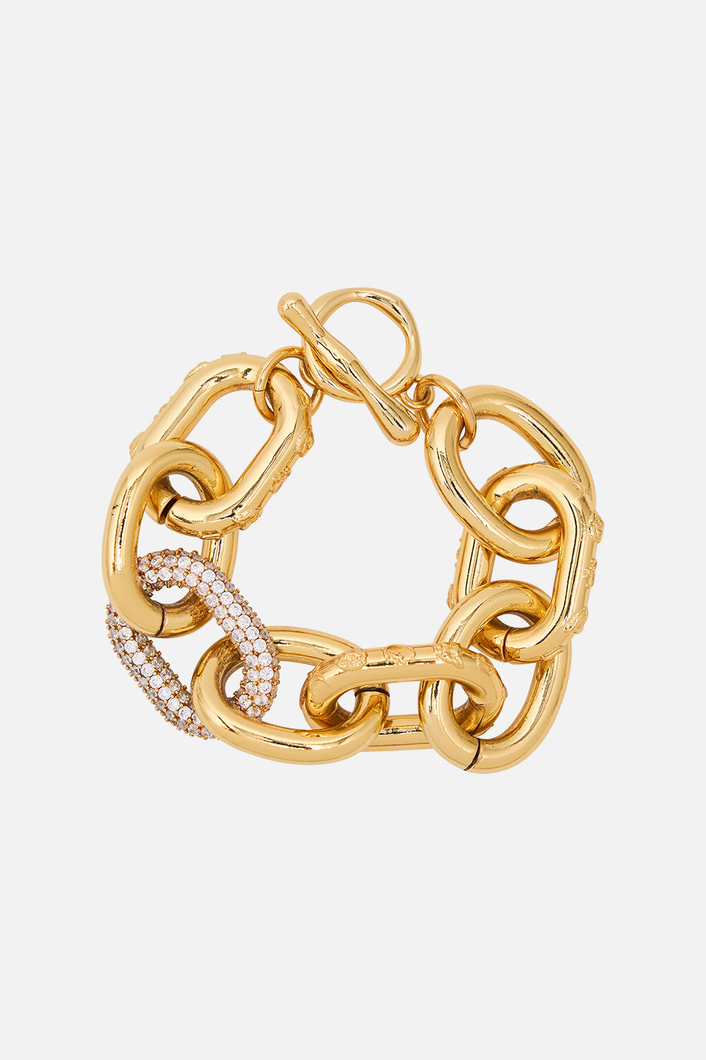 The CAMILLA COSMIC CARTOUCHE BRACELET GOLDGOLD