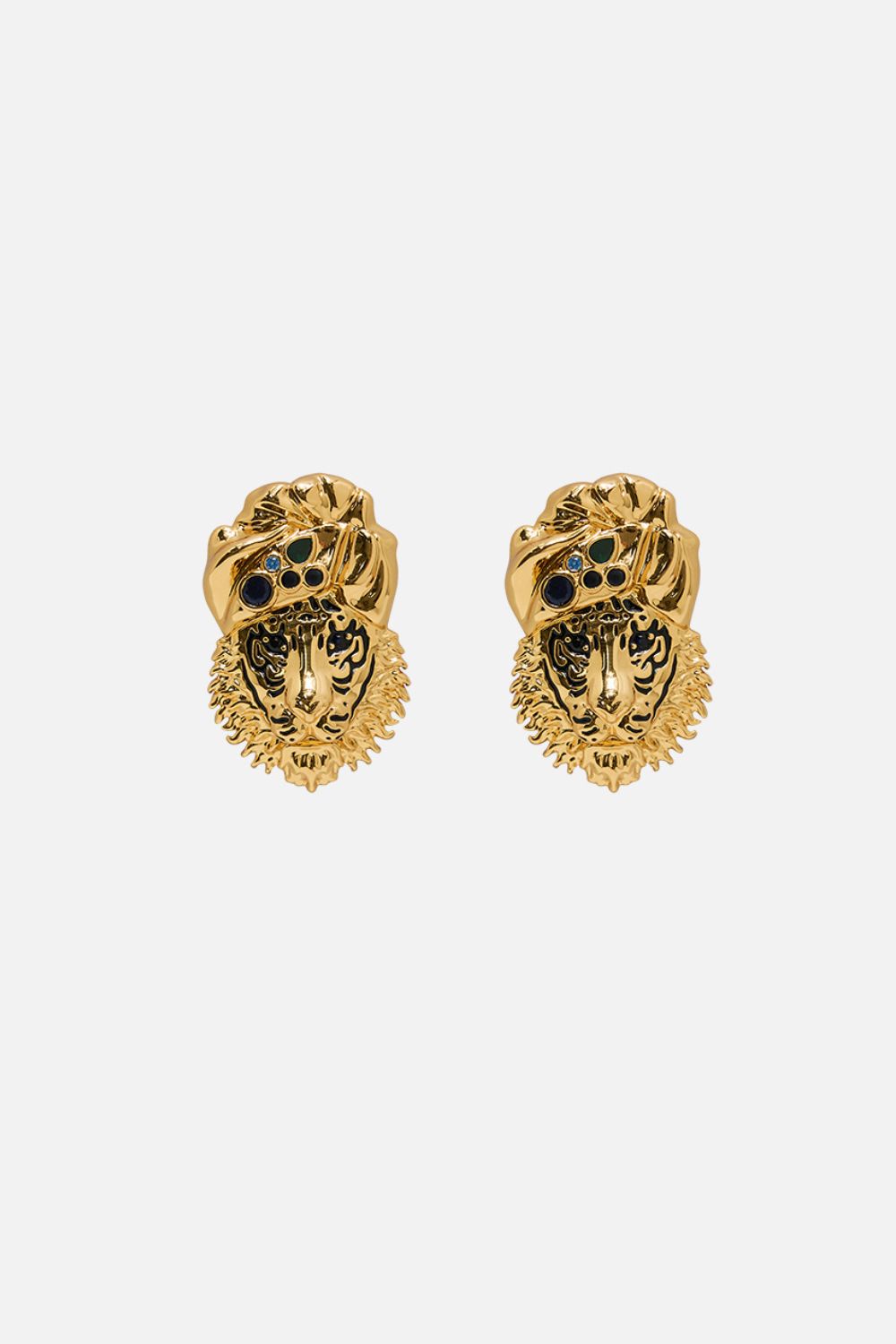 The CAMILLA SACRED SYMBOLS JAGGI EARRINGS GOLDGOLD