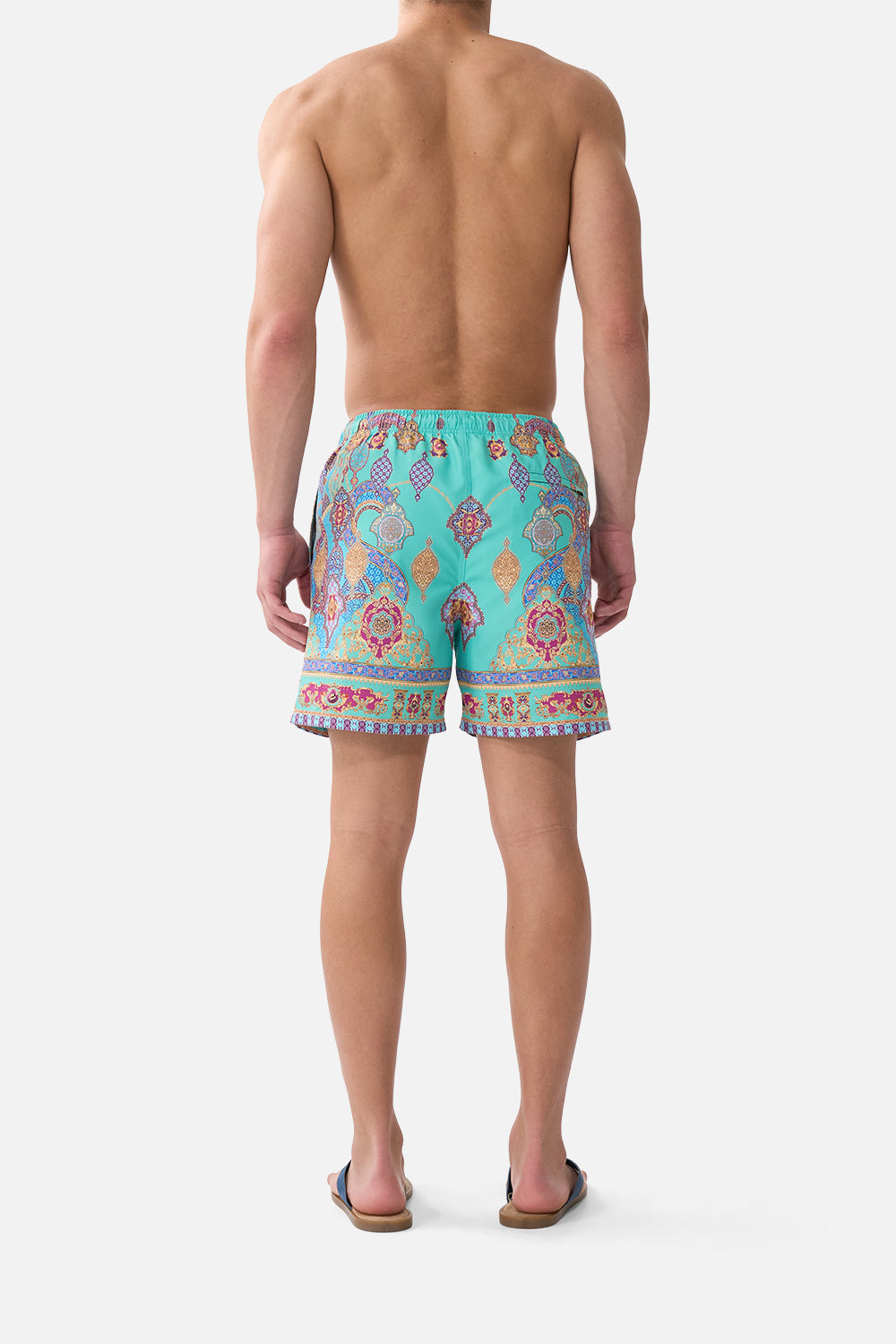 The CAMILLA MID LENGTH BOARDSHORT WITH ELASTIC WAIST THE CONCUBINES CORRIDOR